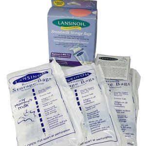 Lansinoh Breastmilk Storage Bags 75 Pre Sterilized Bags For Storing And Freezing